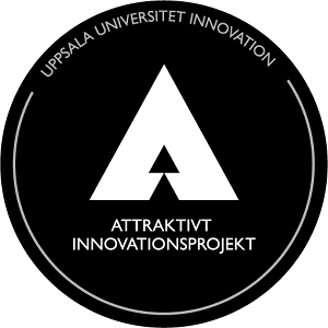 Bildmärke för Uppsala universitet innovations utmärkelse attraktivt innovationsprojekt