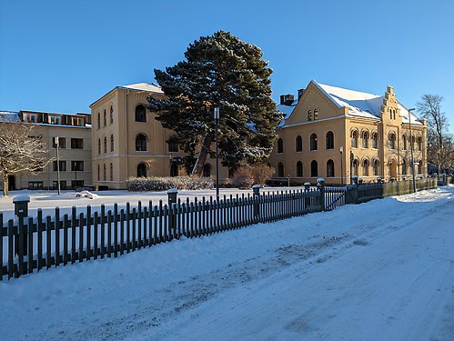 Kvarteret Munken i vinterskrud
