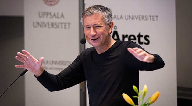 Richard Bergström, Alumnus of the Year 2022, lectures in connection with the award ceremony in November 2022. 