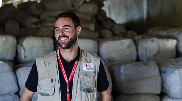 Alumnus of the Year 2020 Jamie LeSueur, 33, is one of three global Heads of Emergency Operations at the International Federation of Red Cross and Red Crescent Societies.