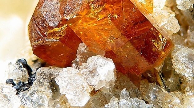 Well-developed crystals of bastnäsite-(Ce) from Zagi Mountain in Pakistan. 