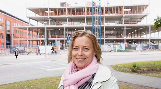 Cecilia Broman är projektledare för Nya Ångström vid Byggnadsavdelningen på Uppsala universitet. 
