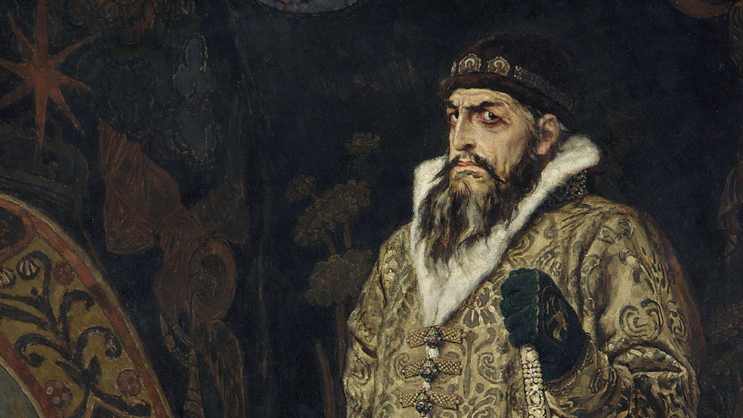 Painting of Ivan the Terrible, by Viktor Vasnetsov (1848-1926). Tretyakov Gallery. Rights: Public Domain