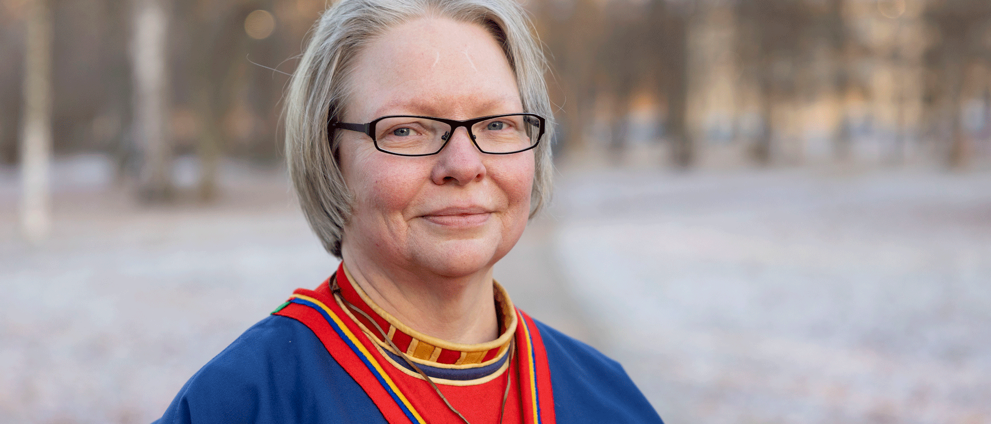 portrait of May-Britt in sami clothes