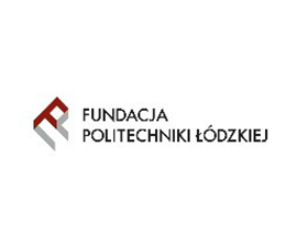 The logo of the Lodz University of Technology Foundation.