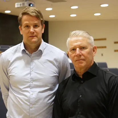 Senior Lecturers Henrik Edgren and Jörgen Mattlar – lecturers and researchers at the Department of Education.
