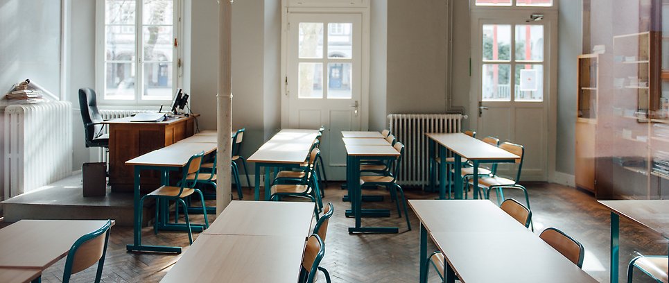 tomt klassrum
