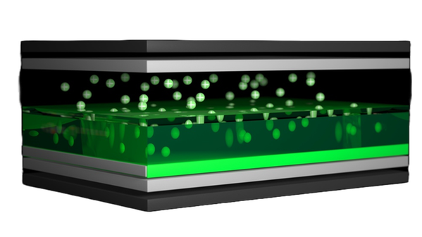 Scheme showing the inside of a battery
