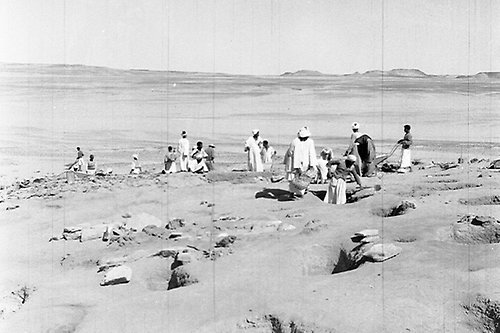 Utgrävning i Nubien
