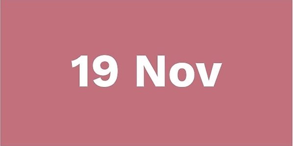19 November