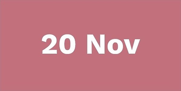 20 November