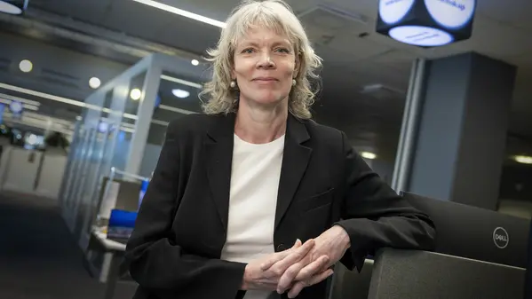 portrait photo of Maria Gunther Axelsson inside her office