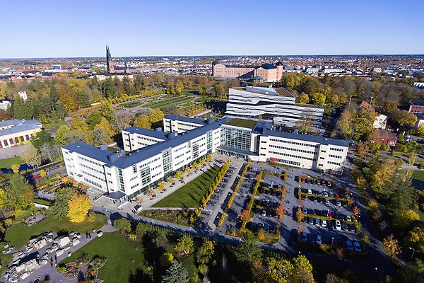Flygbild över Campus Blåsenhus