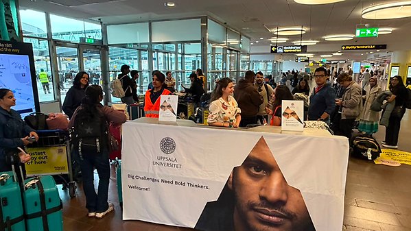 The Welcome Desk at Arlanda Airport