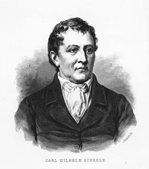 Drawing of Carl Wilhelm Scheele