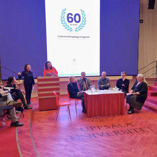 Bild från rundabrodssamtalet i Humanistiska teatern